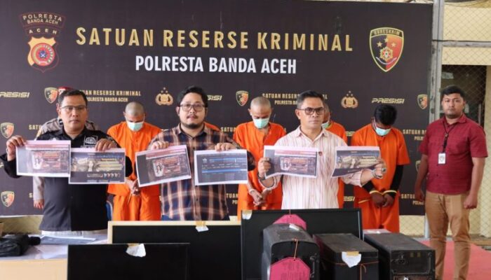 Polisi Amankan Sejumlah Penjudi Di Banda Aceh