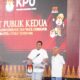 PASANGAN Calon Gubernur - Wakil Gubernur Sumatera Utara nomor urut 1 Bobby Nasution - Surya menyampaikan pandangan dalam debat kedua yang selenggarakan KPU Sumut di Hotel Santika Dyandra, Medan, Rabu (6/11/2024) malam. Waspada/ist