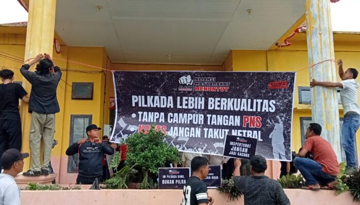 Dinilai Berpolitik Praktis, Inspektur Dan Kadisdik Palas Diminta Dicopot