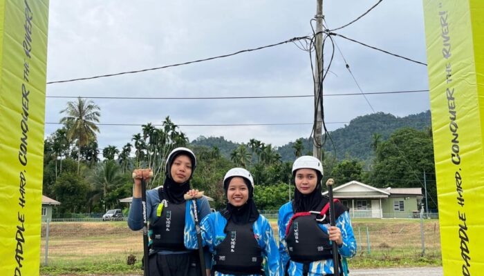 Atlet Putri Sergai Bersaing Di Rafting Internasional Challenge 2024