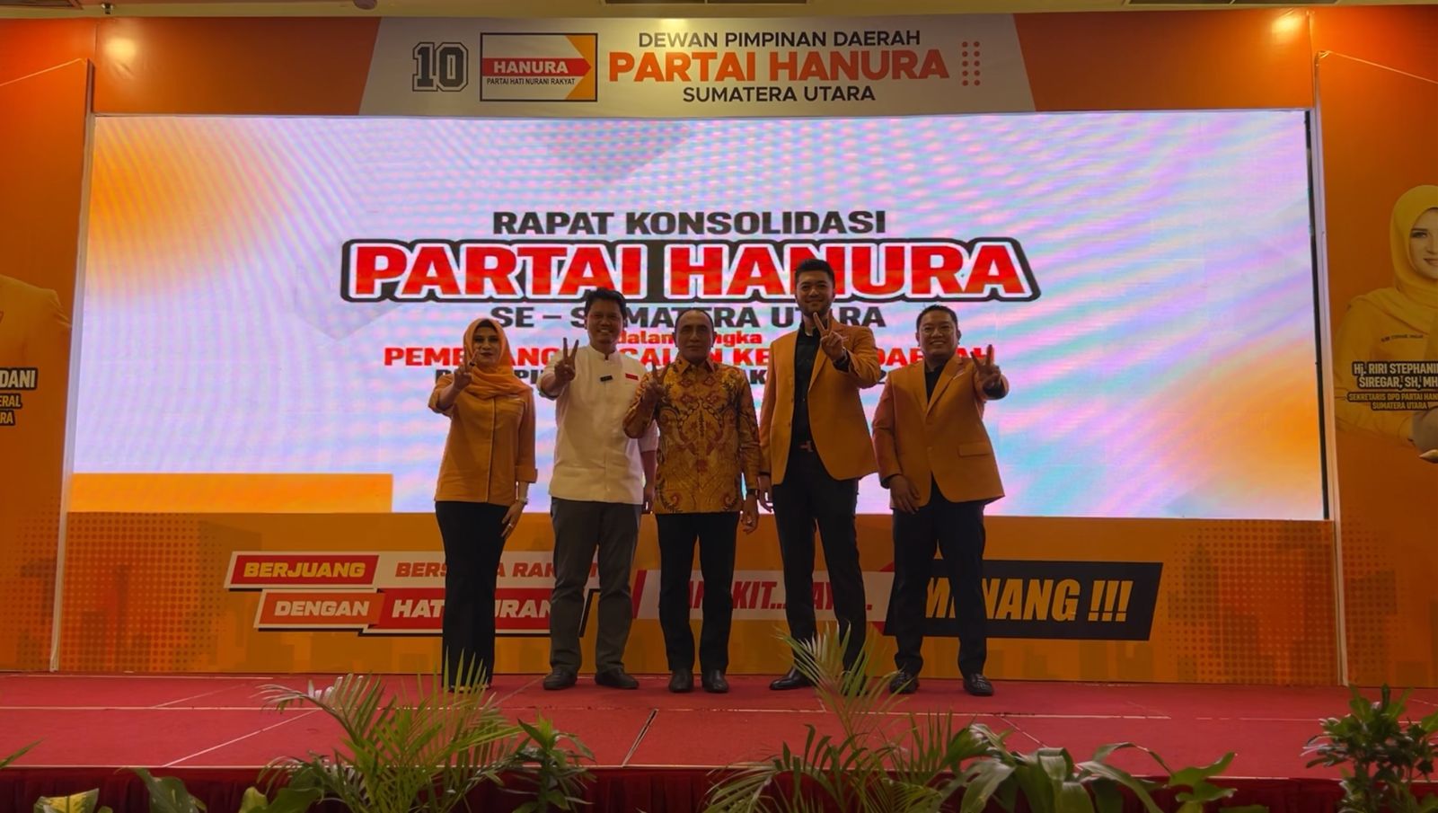 Partai Hanura Se-Sumut All Out Menangkan Edy-Hasan