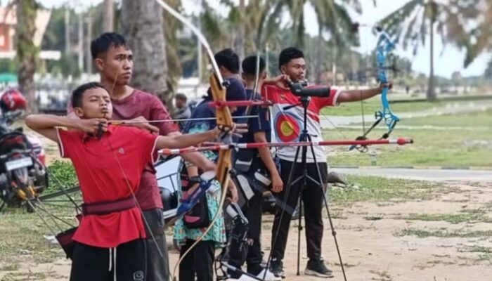 Alun-alun Sergai Jadi Pusat Latihan Panahan