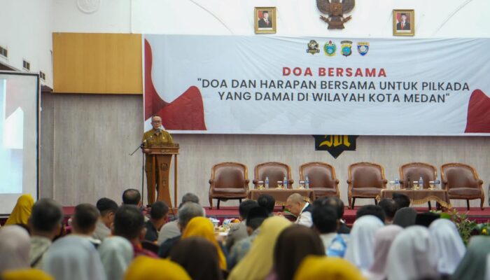 Pemko Medan Dukung Doa Bersama Demi Kelancaran Pilkada Kota Medan Yang Damai, Sejahtera Dan Aman