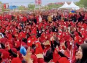 Relawan Geunaseh Ummi Semangat Ikuti Apel Siaga Pemenangan Sarjani-Alzaizi