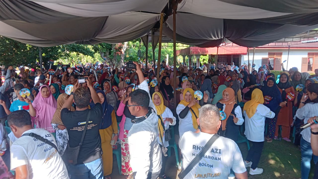Dukungan Masyarakat Untuk RHS-AZI di Kecamatan Bandar Kian Membara