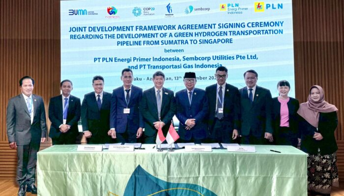 TGI Tandatangani Kerjasama Pembangunan Pipa Hidrogen Indonesia – Singapura