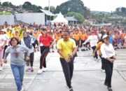 Pemkab Simalungun Gelar Fun Walk Dan Senam Masal