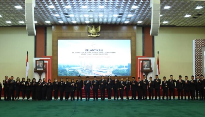 Indra Iskandar Lantik 28 Pejabat Di Lingkungan Setjen DPR RI