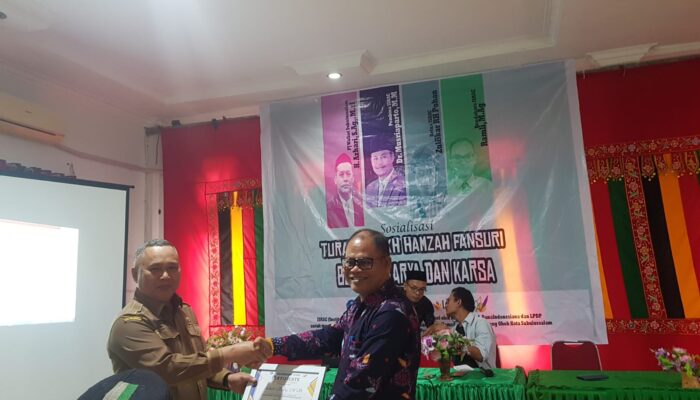 Kolaborasi ISRAC, Kemendikbud, Dana Indonesiana Dan LPDP Sosialisasikan Turats Syekh Fansuri
