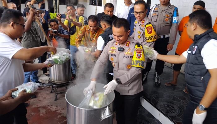 Sat Narkoba Polres Asahan Musnahkan SS 38.657,8 Gram 