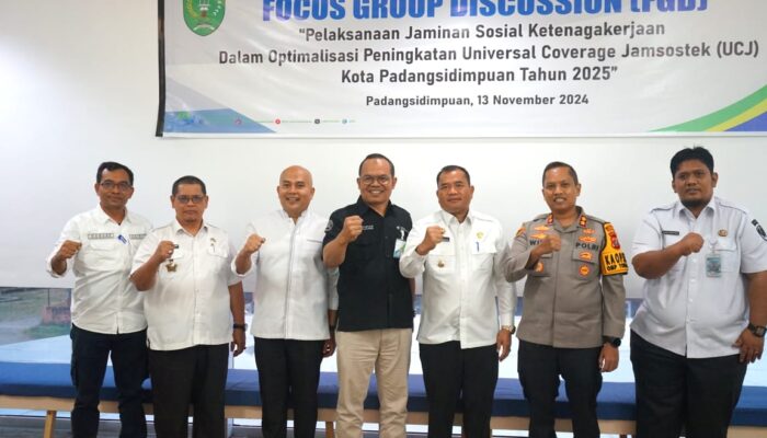 BPJS Ketenagakerjaan P.Sidimpuan-Forkopimda Bahas Peningkatan Universal Coverage Jamsostek