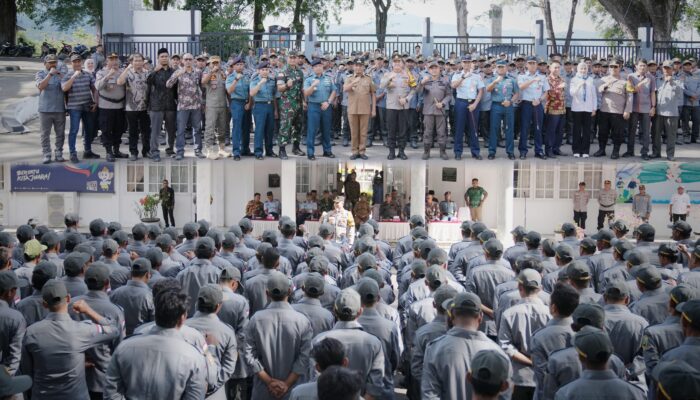 298 Personel Satlinmas Sabang Siap Amankan Pilkada Serentak 2024