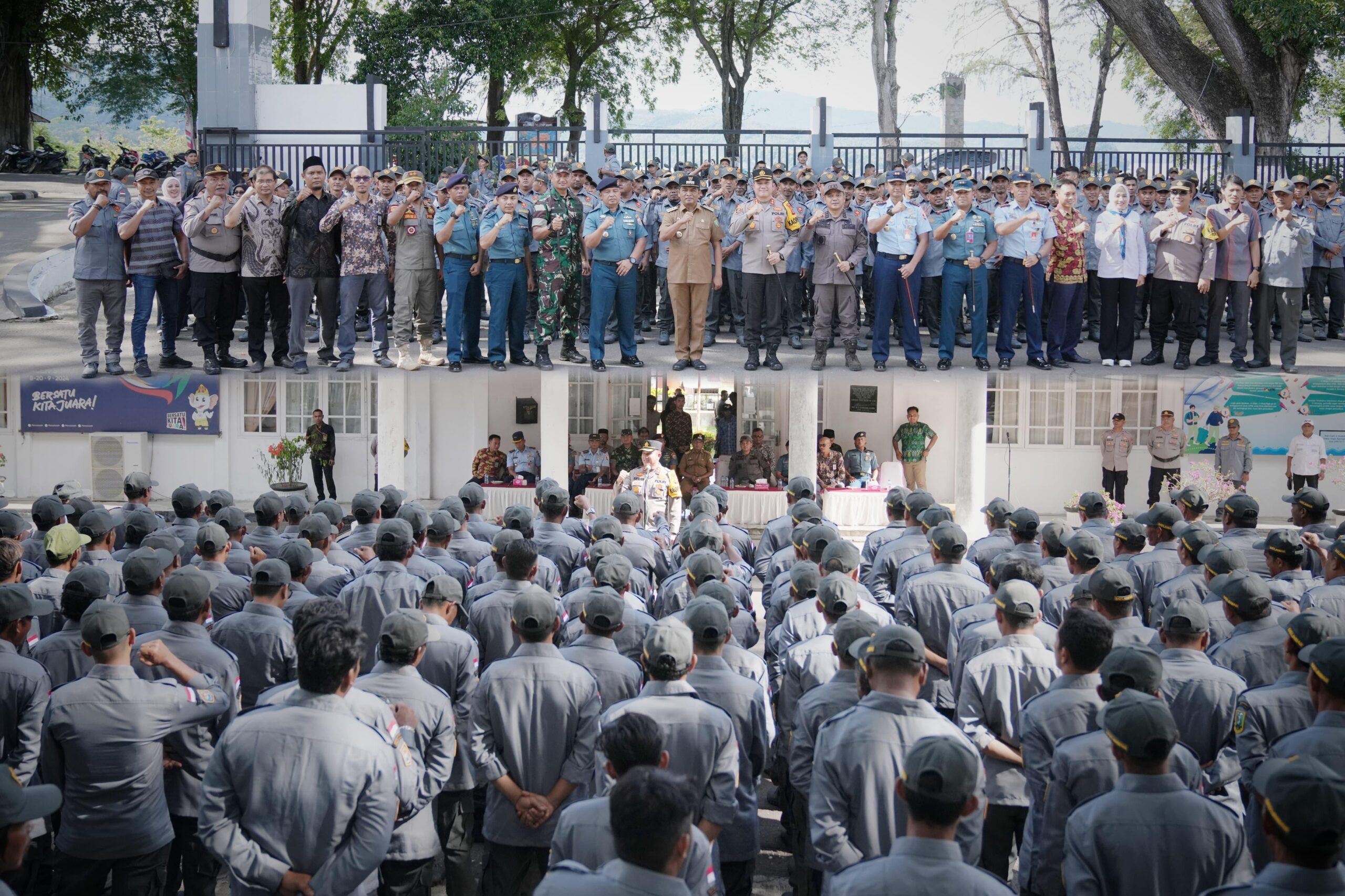 298 Personel Satlinmas Sabang Siap Amankan Pilkada Serentak 2024