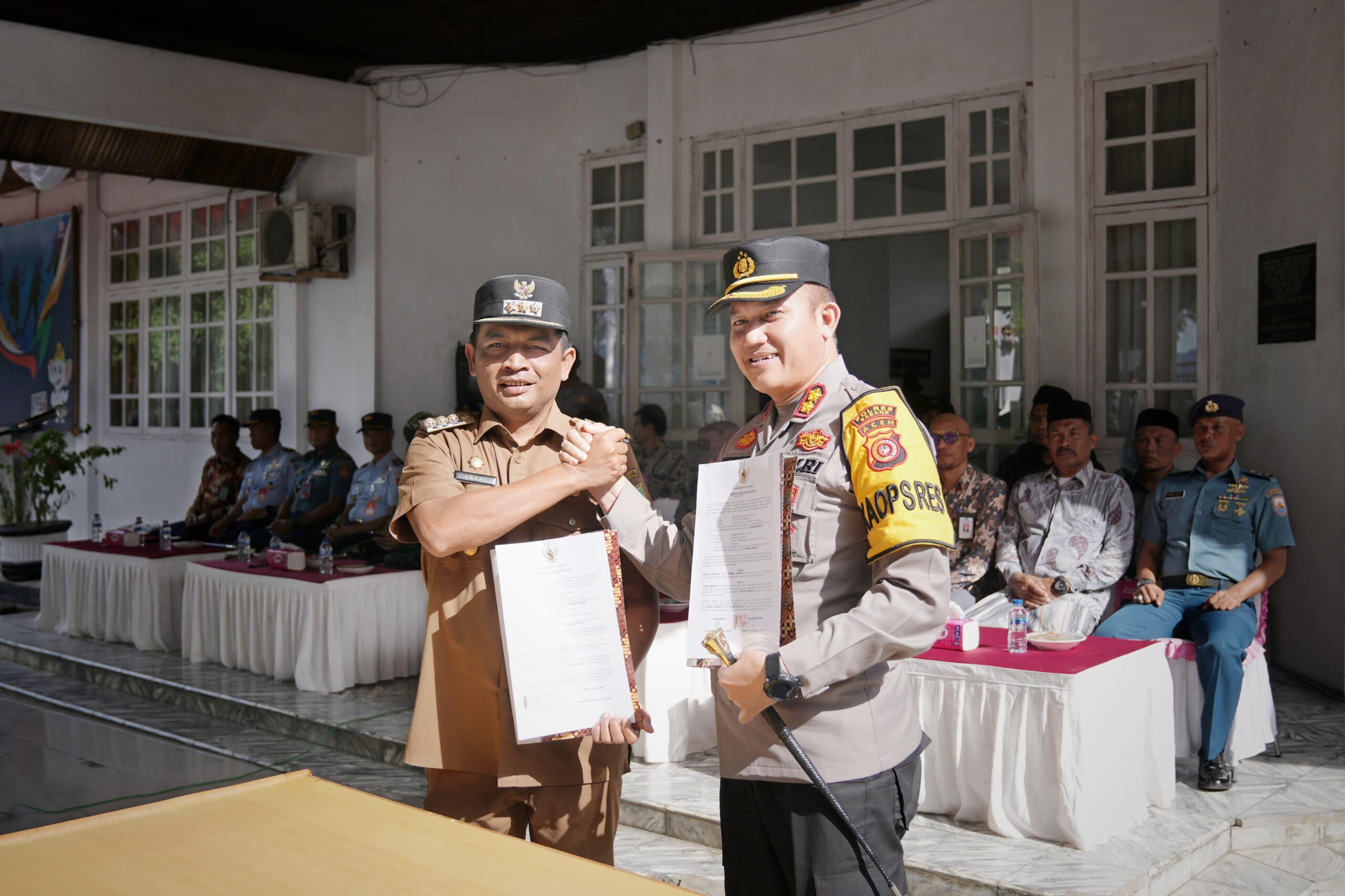 298 Personel Satlinmas Sabang Siap Amankan Pilkada Serentak 2024