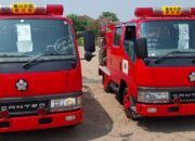 Pemko P.Siantar Terima Hibah 2 Unit Mobil Damkar Dari Kemendagri