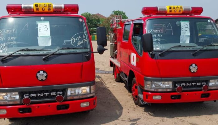 Pemko P.Siantar Terima Hibah 2 Unit Mobil Damkar Dari Kemendagri