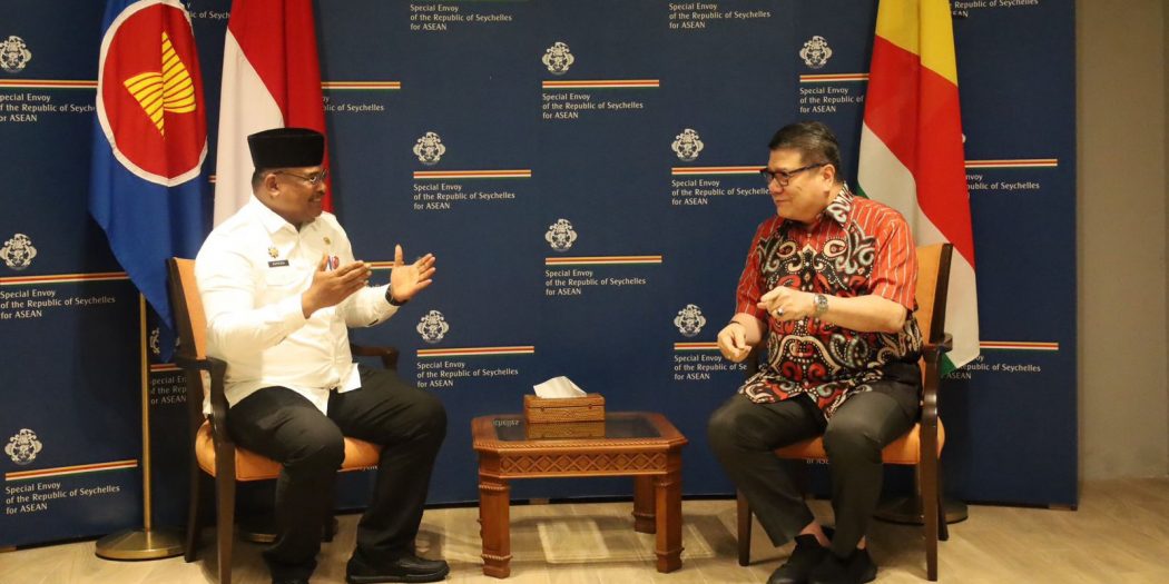 Pj Gubernur Jumpai Dubes Syechelles, Ajak Investasi Ke Aceh
