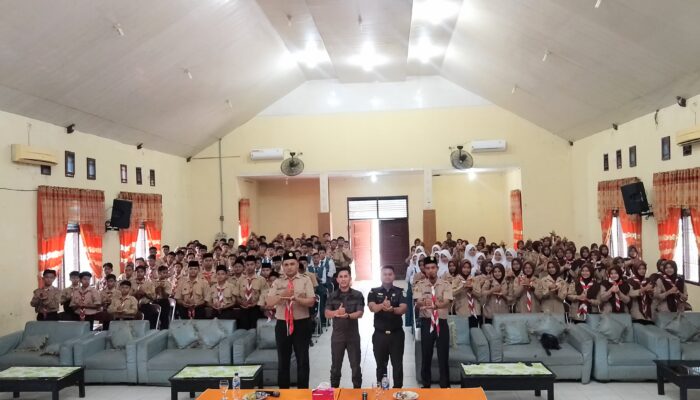 Pramuka Penggalang Dan Penegak Ikuti Edukasi Sadar Hukum