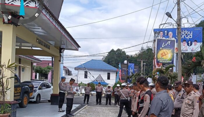 100 Personel Polres Simalungun Amankan Event Internasional Aquabike Toba 2024 Di Parapat