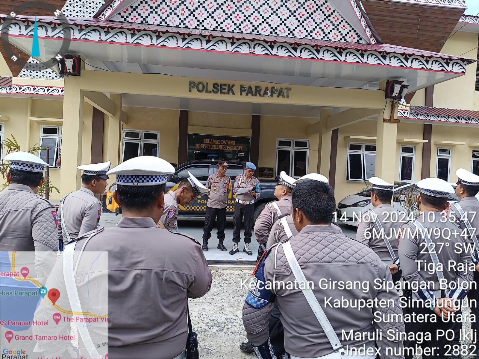100 Personel Polres Simalungun Amankan Event Internasional Aquabike Toba 2024 Di Parapat