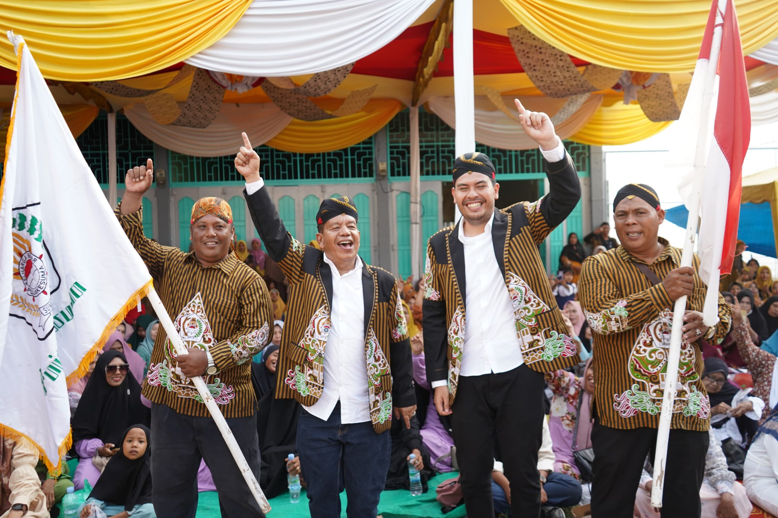 Ribuan Warga Bandar Masilam Dukung RHS-AZI Di Pilkada 2024