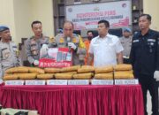 Bawa Ganja Dan Senpi, Pemuda Asal Sumut Ditangkap
