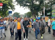 Kampanyekan Pilkada Damai, Pj Wali Kota Fun Walk Bersama Forkopimda Dan KPU Kota Tebingtinggi
