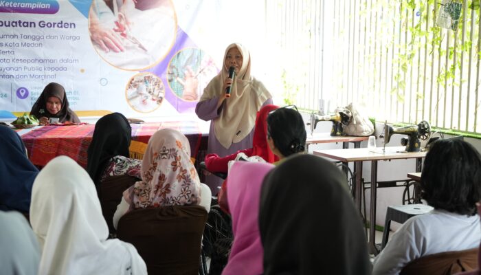 Bappeda Medan Beri Pelatihan Keterampilan Kepada Difabel Dan Wanita Kepala Rumah Tangga