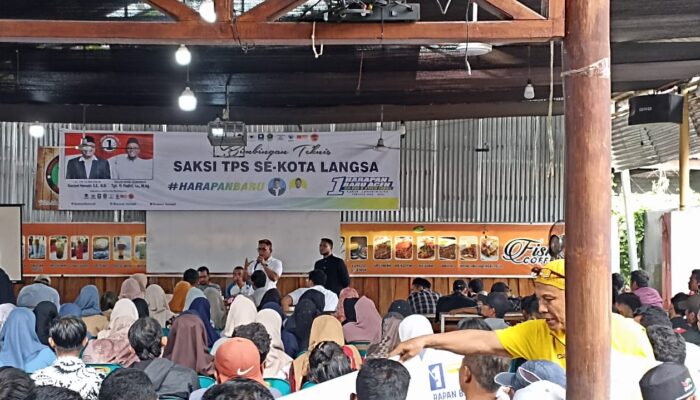Ratusan Saksi Bustami – Fadhil Rahmi Ikut Bimtek Di Langsa