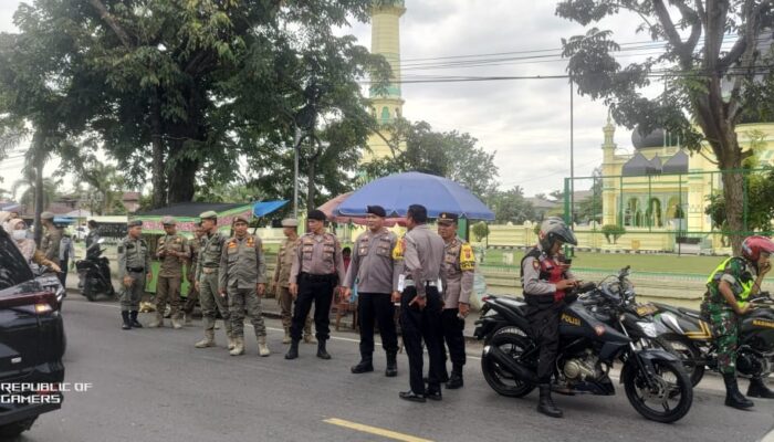 Polres Langkat Patroli Bersama TNI, Satpol PP Dan Dishub 