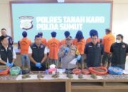 Kapolres Karo Tangkap 7 Pelaku Terlibat Peredaran Ganja