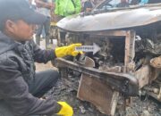 Polres Aceh Timur Selidiki Kasus Mobil Timses Diduga Dibakar OTK
