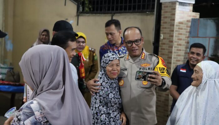 Kapolrestabes Medan Silaturahmi Kamtibmas Sapa Warga Satu Rasa Di Medan Tenggara