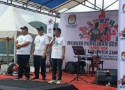 Menuju Pemilihan Serentak, KPU Samosir Gelar Jalan Sehat