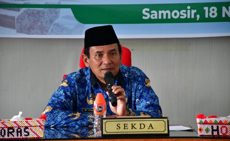 Sekda Samosir Buka Sosialisasi Manfaat Program BPJS Ketenagakerjaan