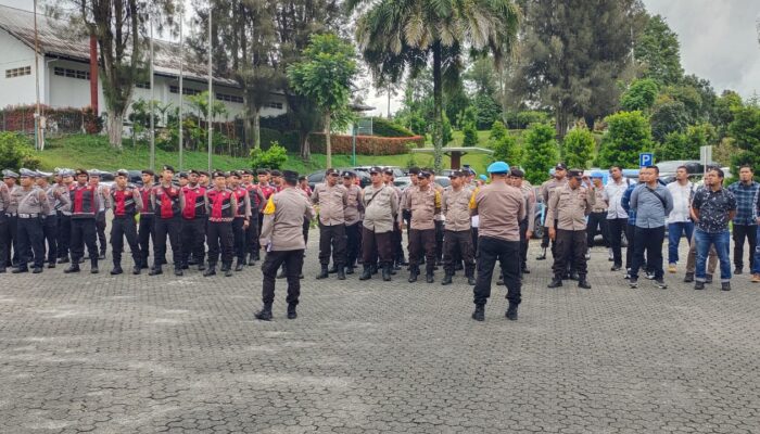Pengamanan Ekstra Ketat, Debat Publik Kedua Paslon Pilkada Simalungun Aman