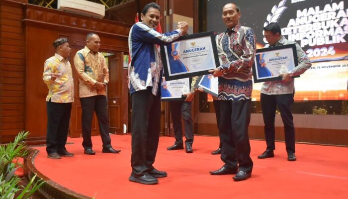 Aceh Tamiang Raih Predikat Badan Publik Informasi 2024