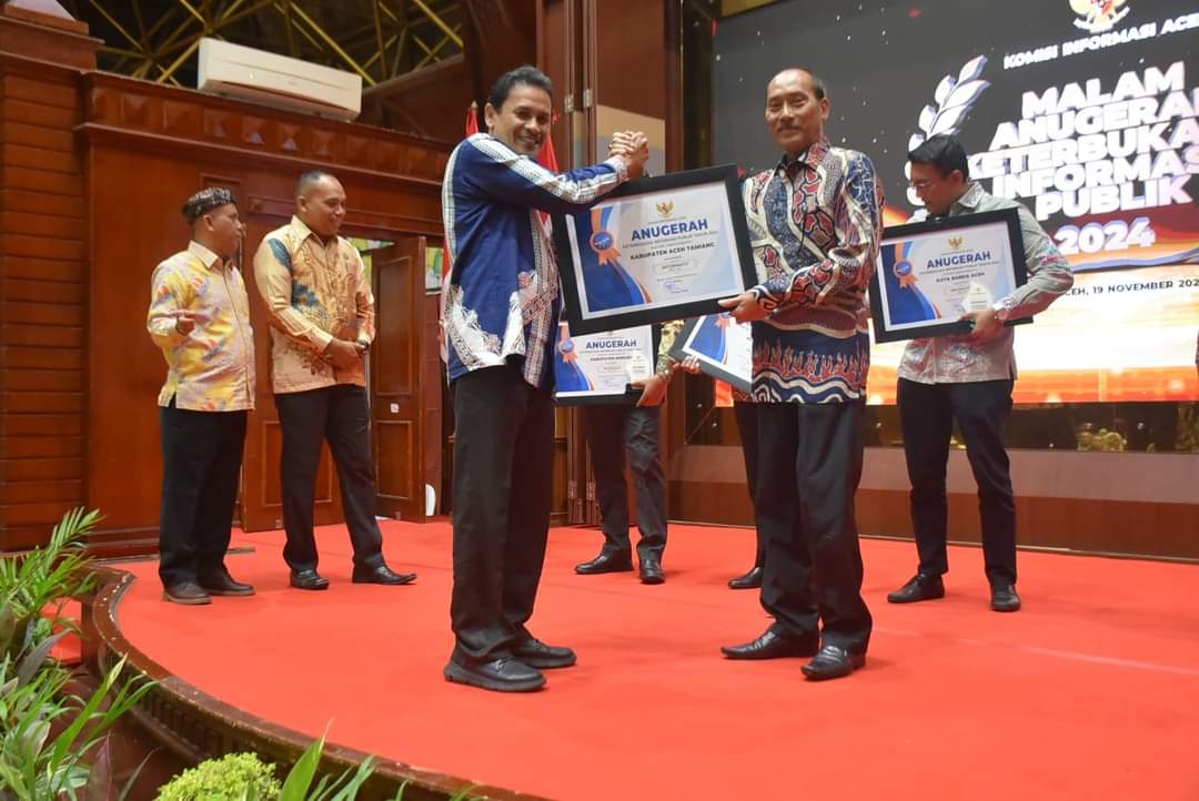 Aceh Tamiang Raih Predikat Badan Publik Informasi 2024
