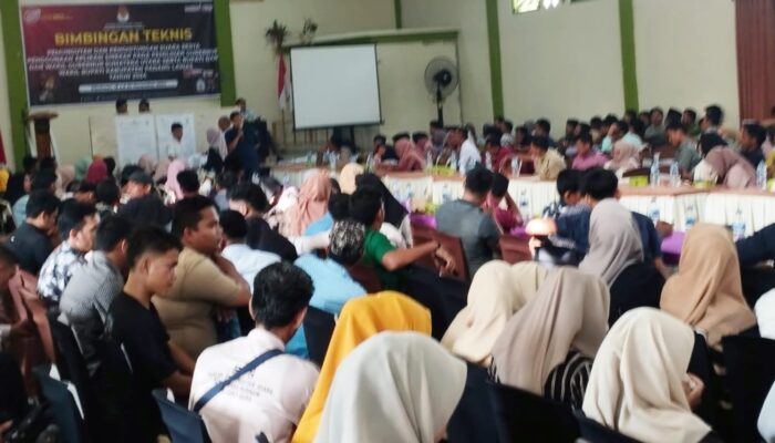 KPU Palas Gelar Bimtek Tungsura Dan Simulasi Aplikasi Sirekap