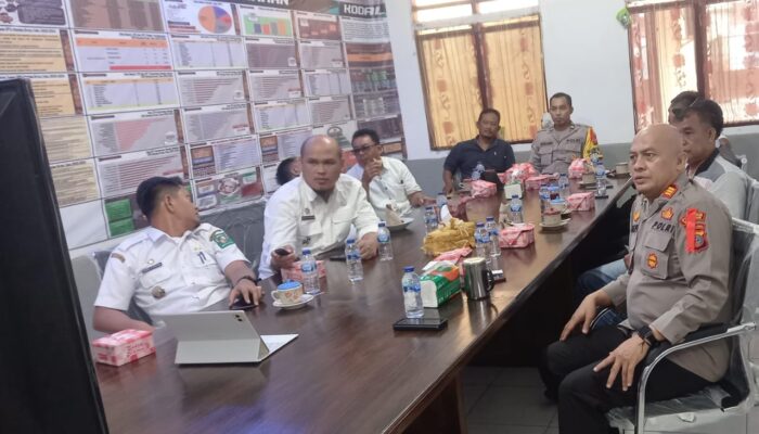 Polsek Perdagangan Bersama 3 Camat Ikuti Launching Posko Presisi Ketahanan Pangan