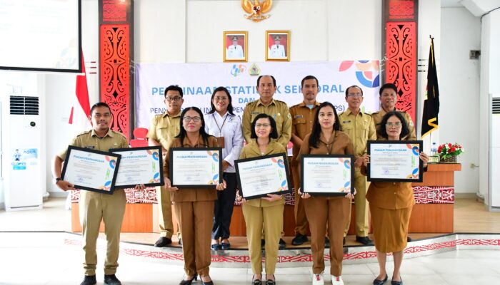 Pemkab Samosir Bersama BPS Selenggarakan Pembinaan Statistik Sektoral