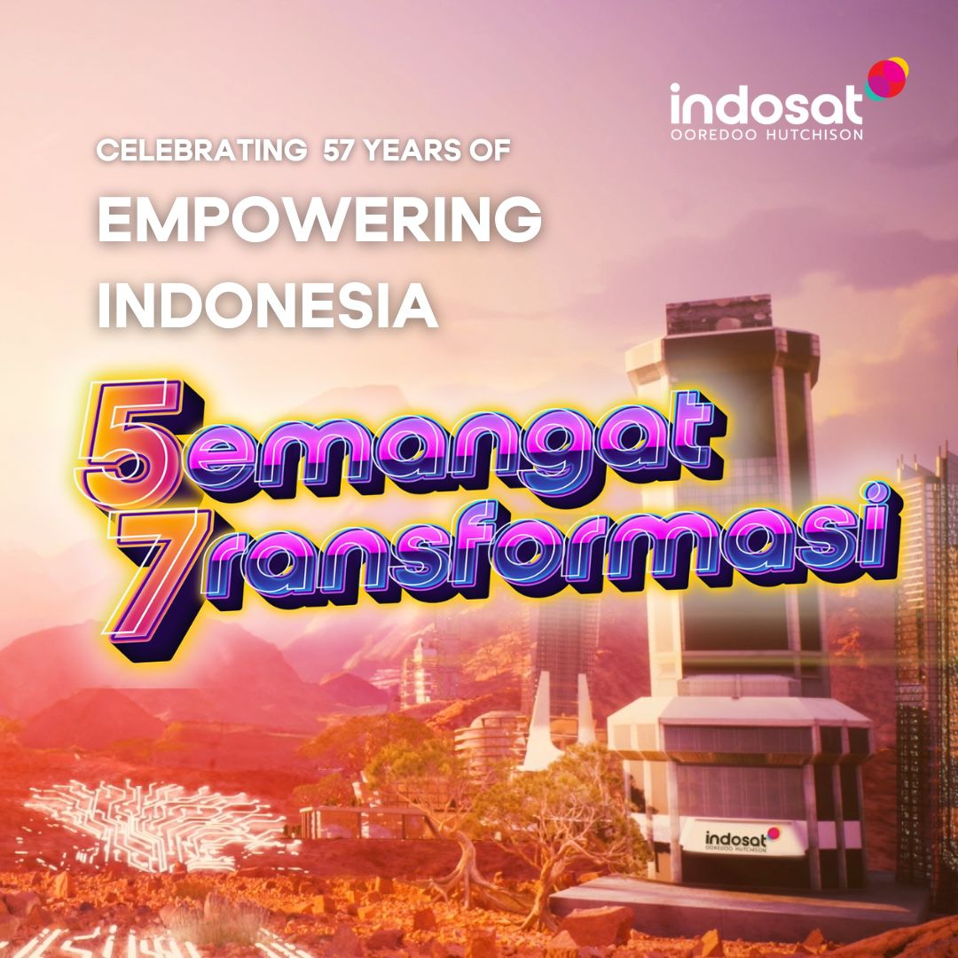 57 Tahun Berkiprah Di Industri Telekomunikasi, Indosat Ooredoo Hutchison Tegaskan Komitmen Bertransformasi Menuju AI TechCo
