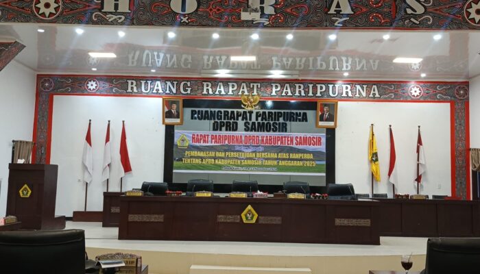 Plt Bupati Samosir Absen, Paripurna Dewan Ditunda