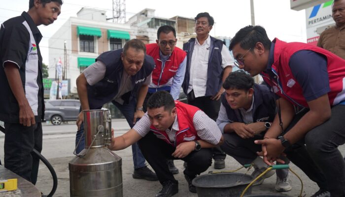 Jelang Nataru, Pertamina Patra Niaga Sumbagut Sidak Sejumlah Penyalur BBM Dan LPG