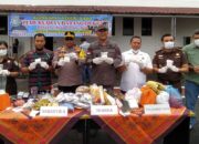 Kajari Karo Musnakan BB 118 Perkara Periode Tiga Bulan Terakhir