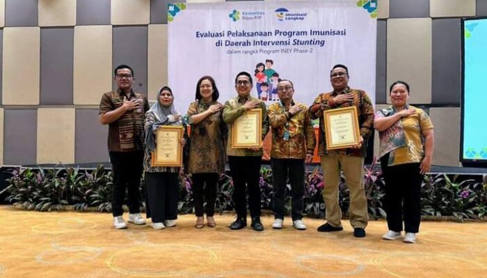Pemkab Dairi Raih Peringkat 2 Se-Indonesia Sepekan Mengejar Imunisasi