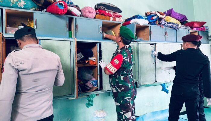 Lagi, Petugas Lapas Siborongborong Bersama TNI/Polri Razia Blok Hunian Dan Tes Uriene WBP