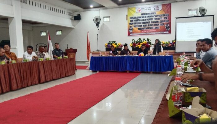 Bawaslu Palas Gelar Rakor Persiapan Masa Tenang Dan Penertiban APK