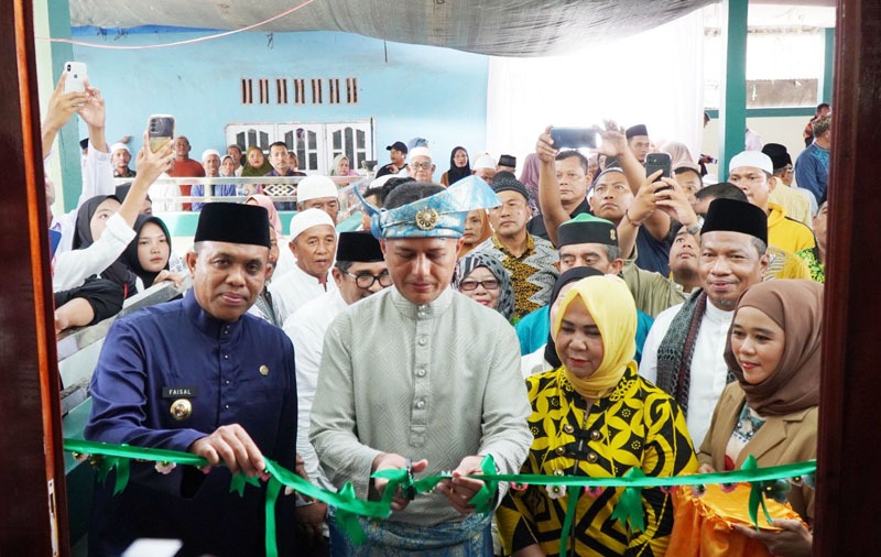 Masjid Ke-49 Yayasan Haji Anif Diresmikan Di Desa Jaring Halus Langkat