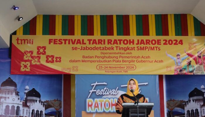 Buka Festival Tari Ratoh Jaroe, Pj Ketua Dekranasda Aceh: Terima Kasih
